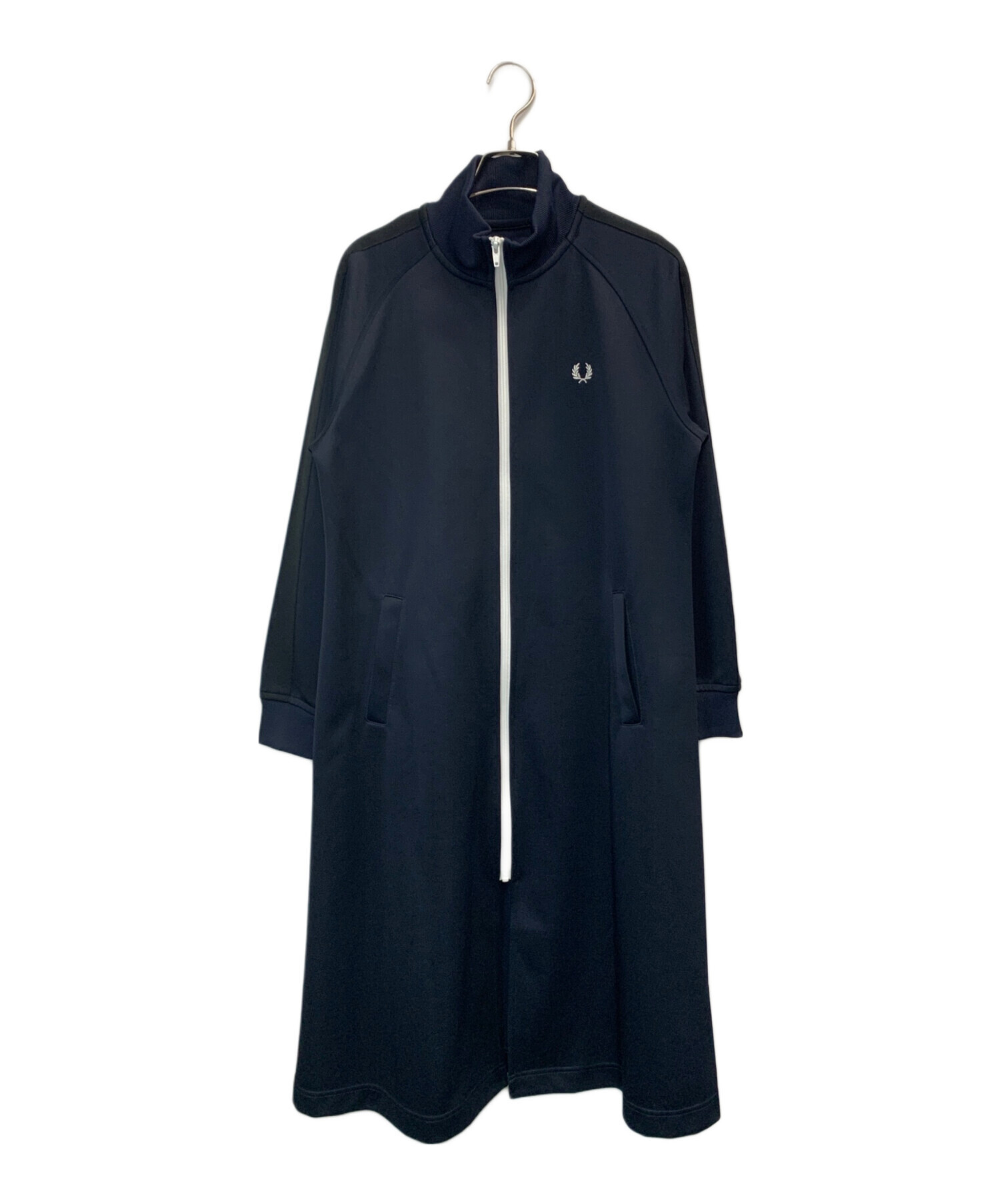 FRED PERRY ネイビージャージ コート 中古・古着通販】FRED PERRY (フレッドペリー) トラックジャージコート