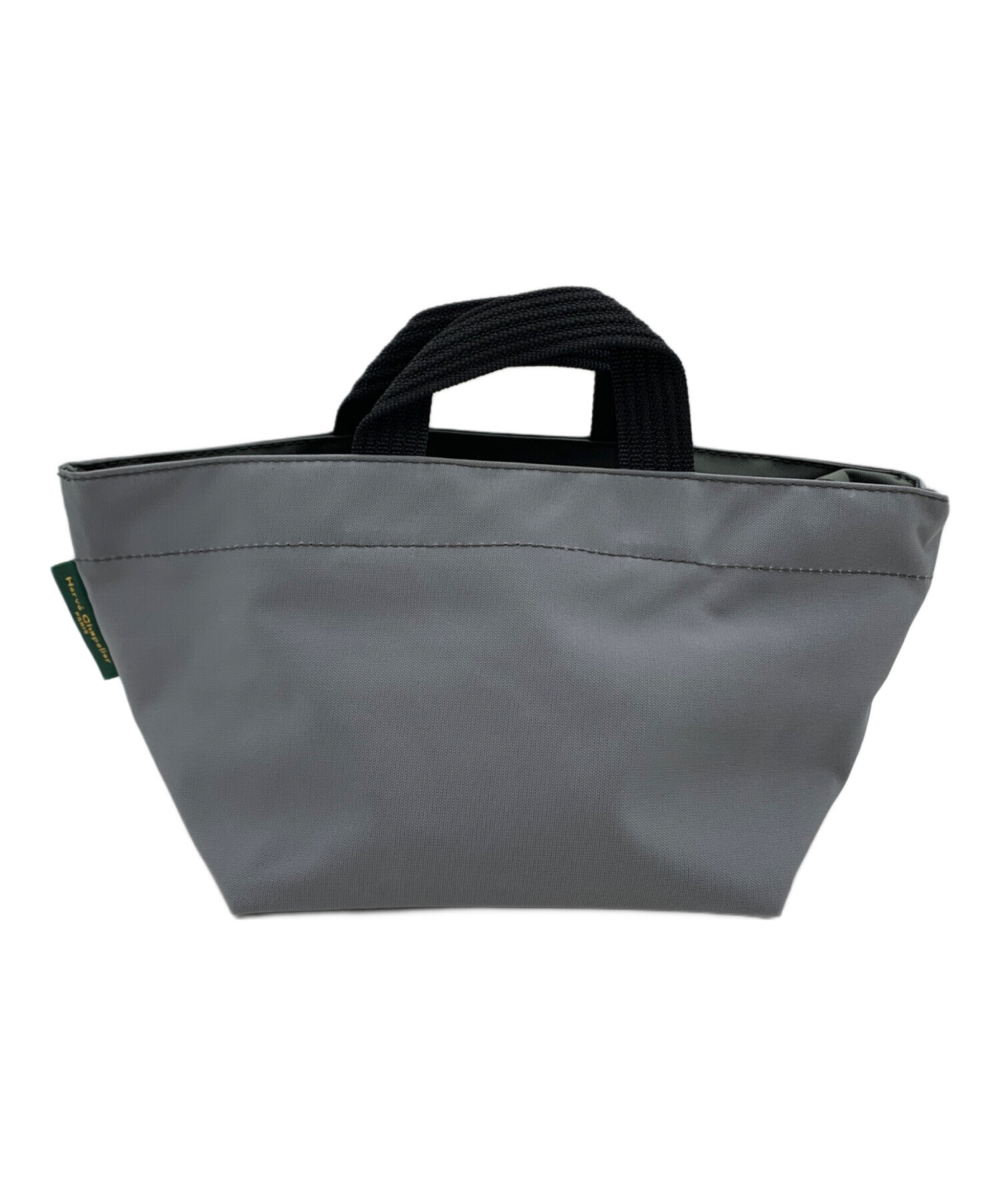 ミモザ　Herve Chapelier トートバッグ グレー 中古・古着通販】Herve Chapelier (エルベシャプリエ) 舟形ミニトート
