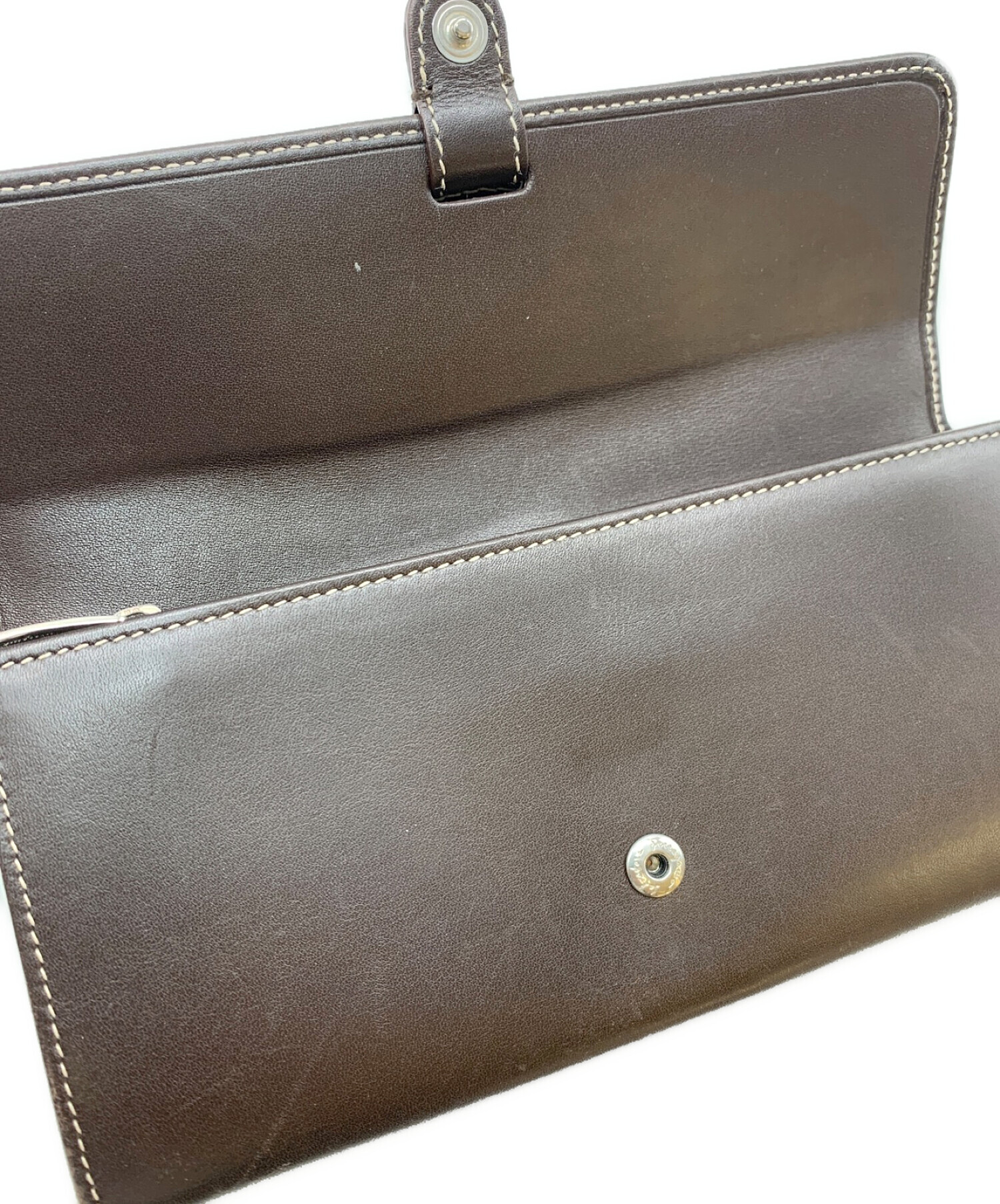ア*ー様 未使用品　Salvatore Ferragamo ブラウン長財布 FERRAGAMO Salvatore Ferragamo サルヴァトーレ フェラガモ 長財布