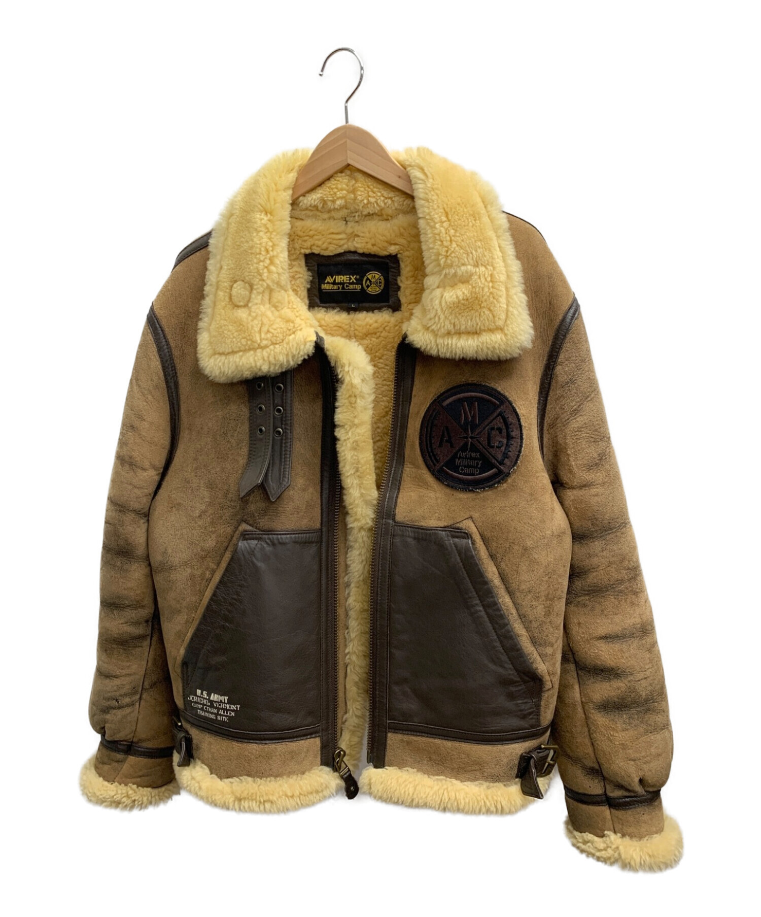 中古・古着通販】AVIREX (アヴィレックス) ムートンジャケット 