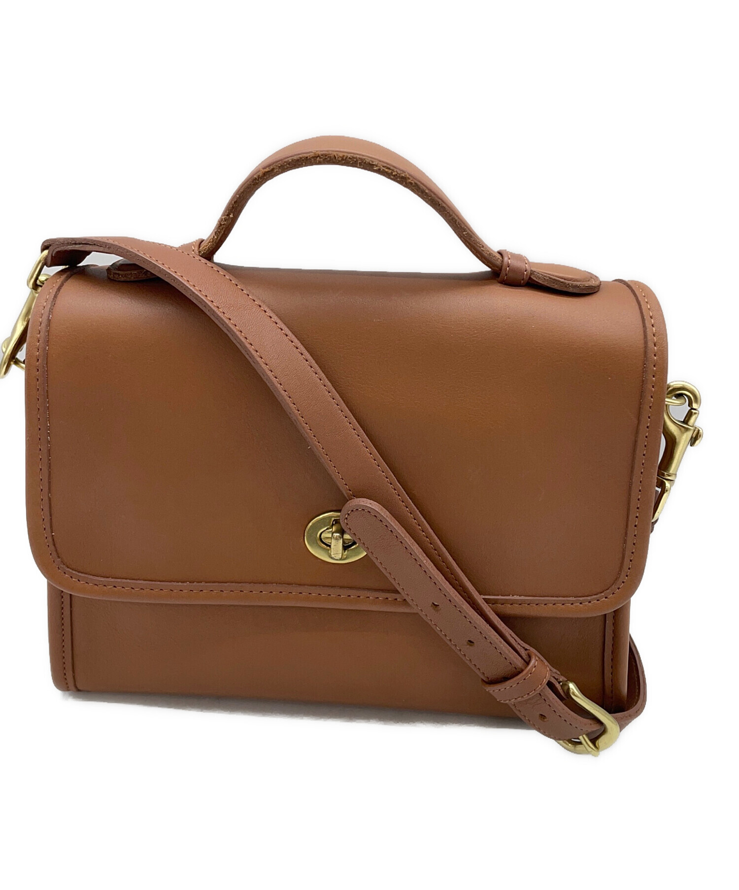 COACH 2wey レザーショルダーバッグ未使用品 COACH（コーチ） 2WAY レザーショルダーバッグ メンズ 表記無 中古