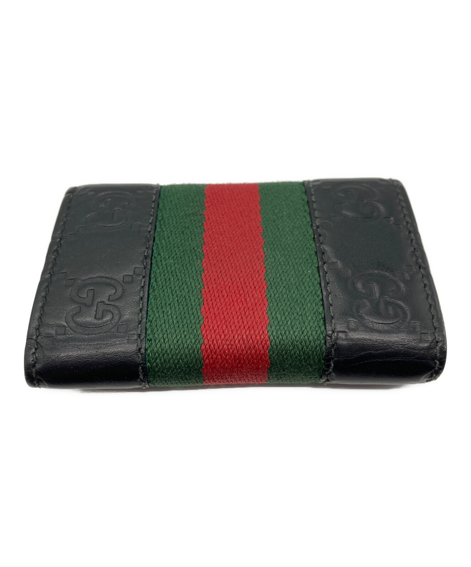 グッチ ブルームス GUCCI キーケース　ケース　中古　箱無し 中古・古着通販】GUCCI (グッチ) キーケース ブラック サイズ:下記参照