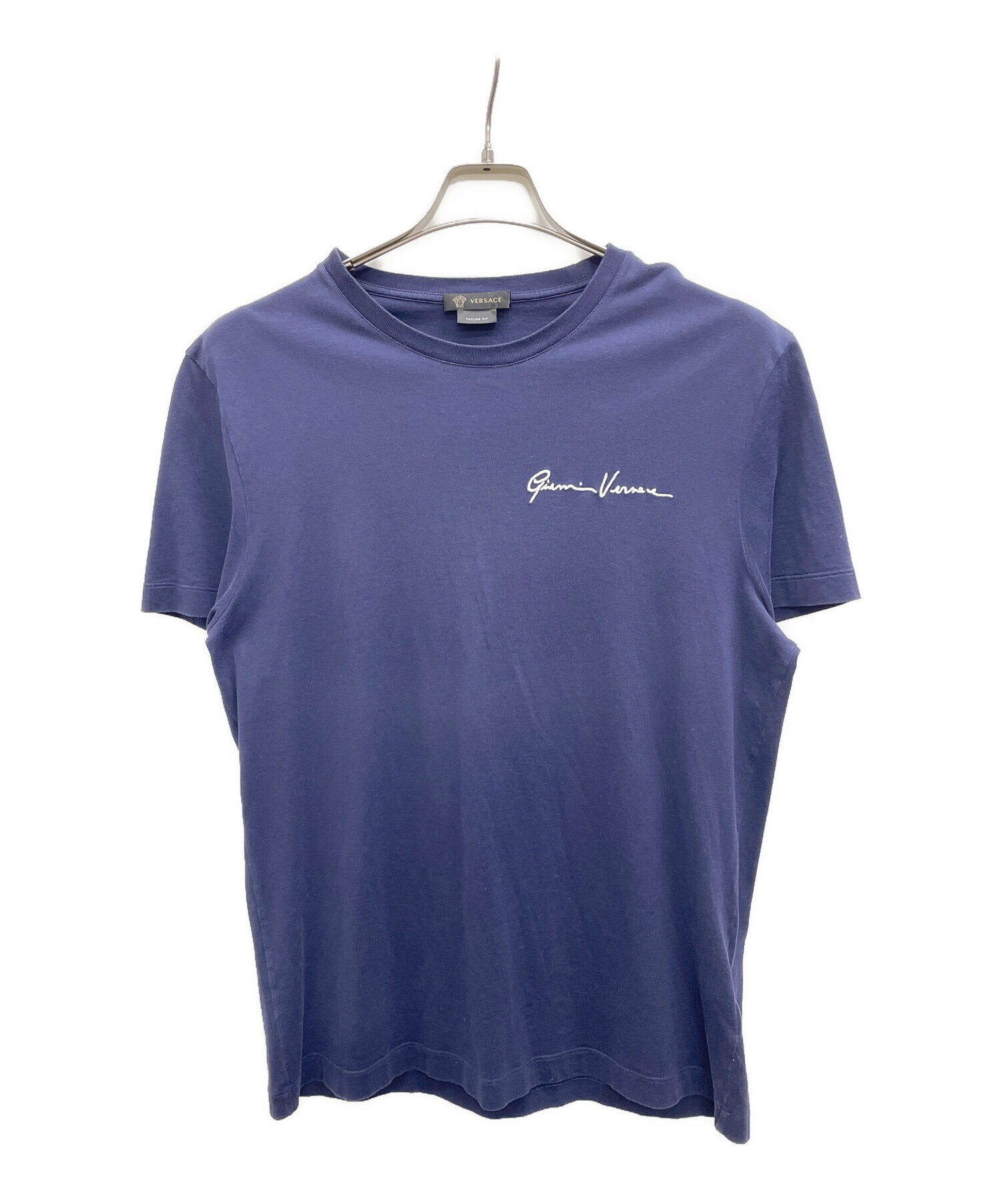 中古・古着通販】VERSACE (ヴェルサーチェ) 半袖Tシャツ ネイビー 