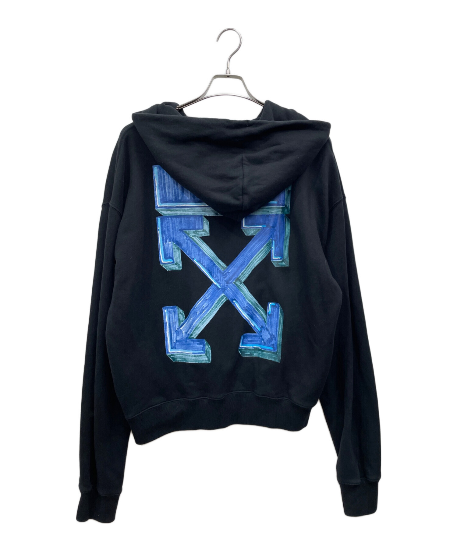 中古・古着通販】OFFWHITE (オフホワイト) プルオーバーパーカー 
