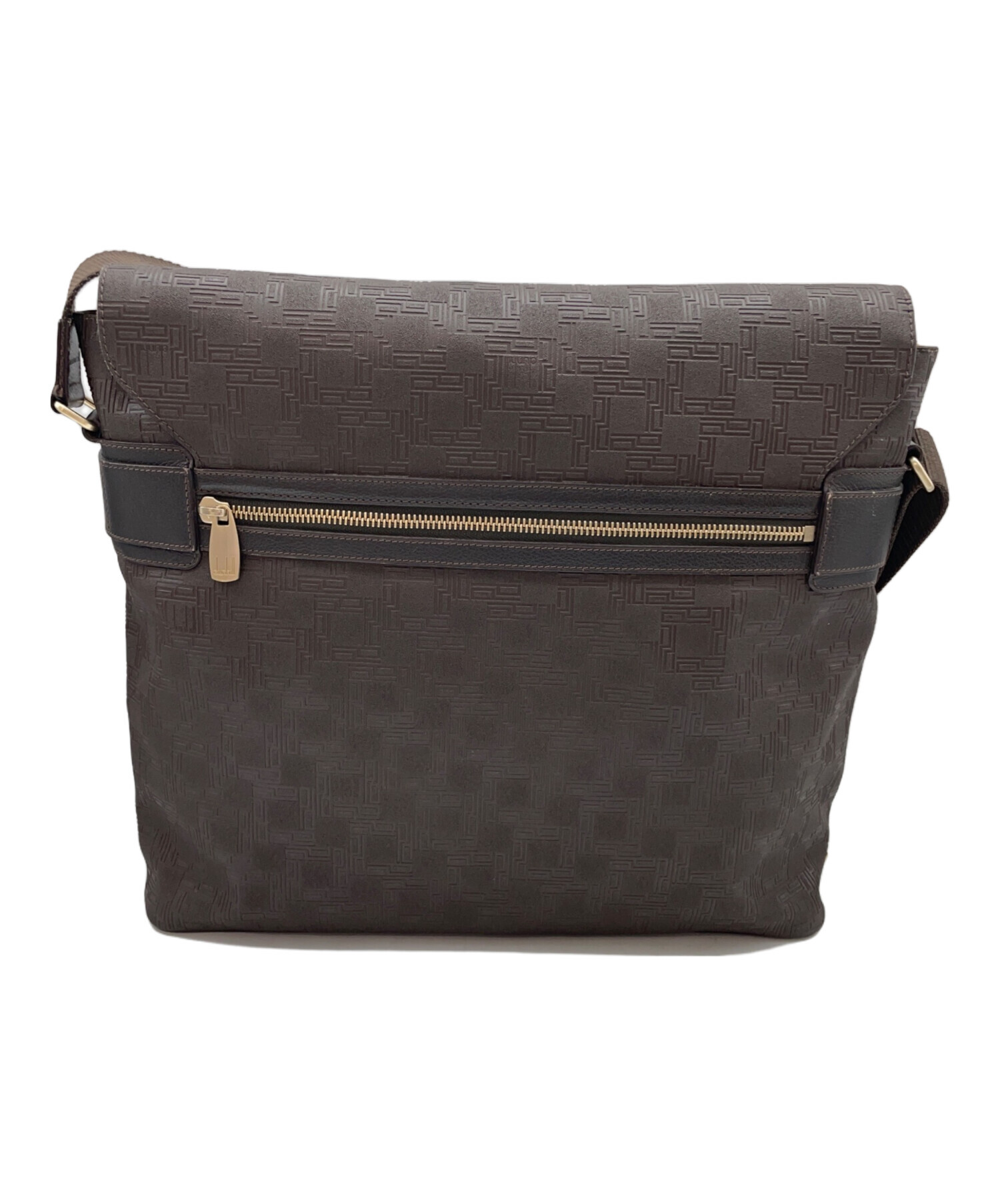 【BIGお買い物ラリー★30%OFFセール中】ダンヒル Dunhill ショルダーバッグ ブラウン×シルバー レディース 中古 中古・古着通販】dunhill (ダンヒル) ショルダーバッグ ブラウン