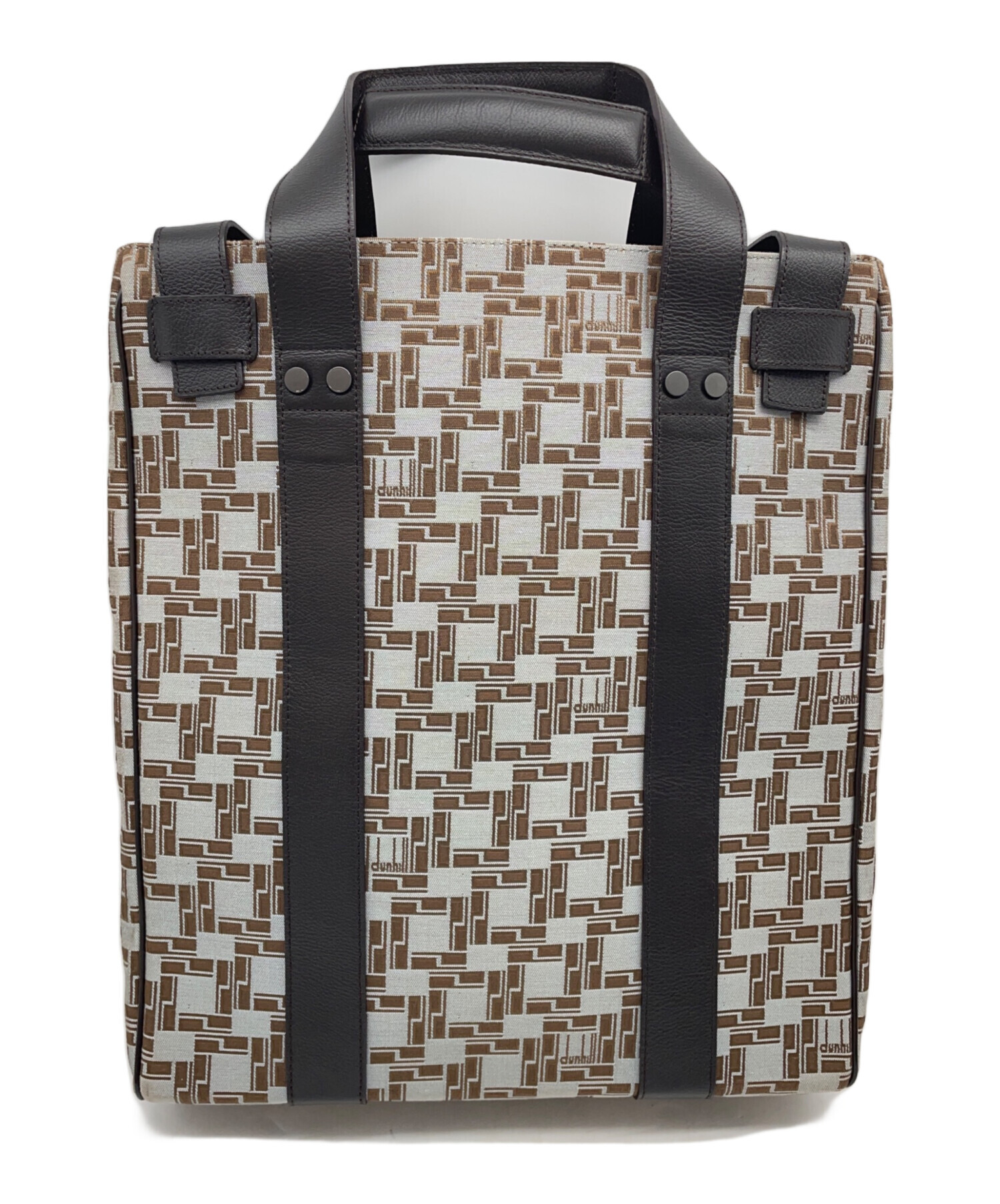 中古・古着通販】dunhill (ダンヒル) トートバッグ グレー×ブラウン