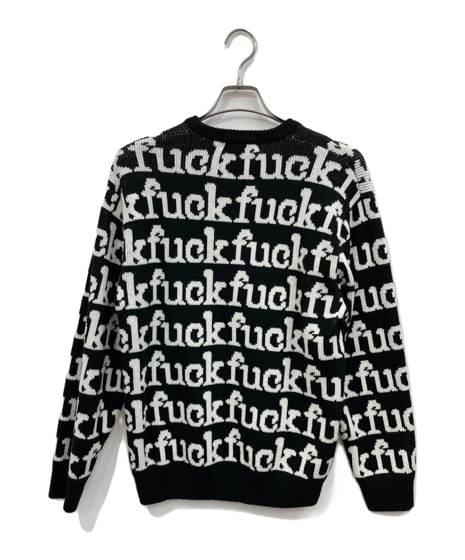 中古・古着通販】SUPREME (シュプリーム) クルーネックニット ブラック 