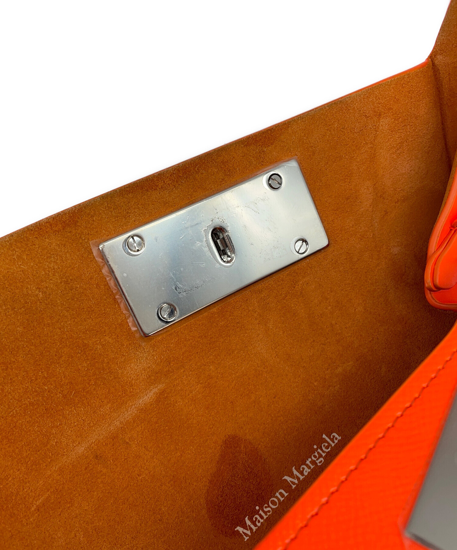 く*太様 【美品】Maison Margiela オレンジ ショルダーバッグ 中古・古着通販】Maison Margiela (メゾンマルジェラ) チェーン