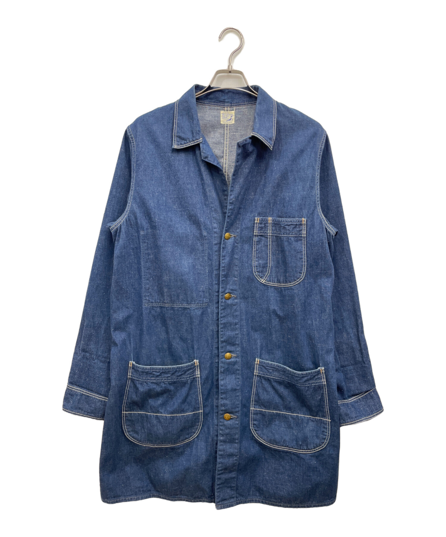 中古・古着通販】orSlow (オアスロウ) デニムコート インディゴ サイズ 