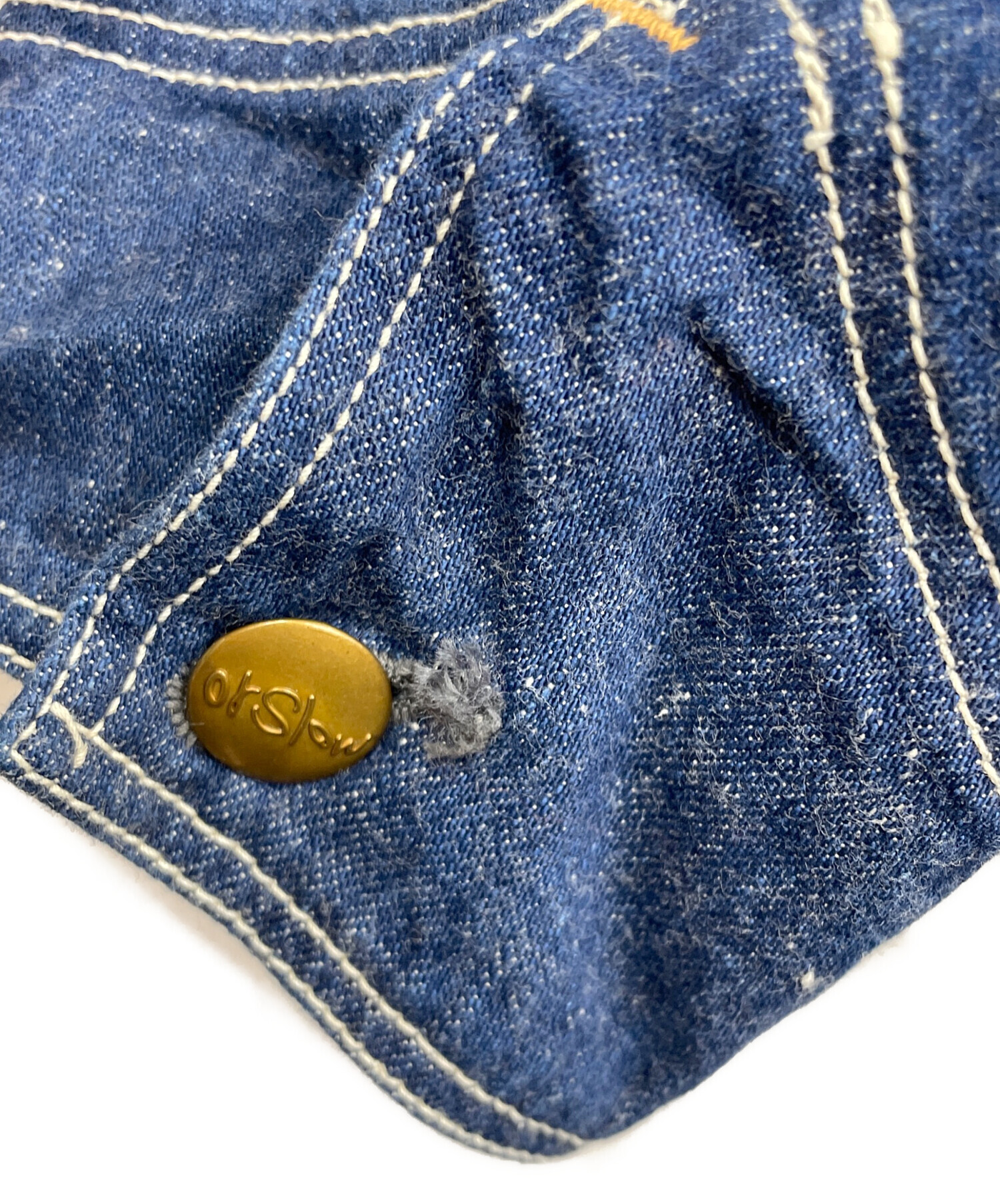 中古・古着通販】orSlow (オアスロウ) デニムコート インディゴ サイズ 