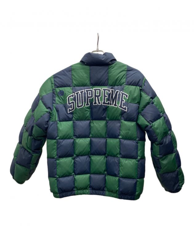 Supreme グリーンダウンジャケット 中古・古着通販】Supreme (シュプリーム) ダウンジャケット グリーン