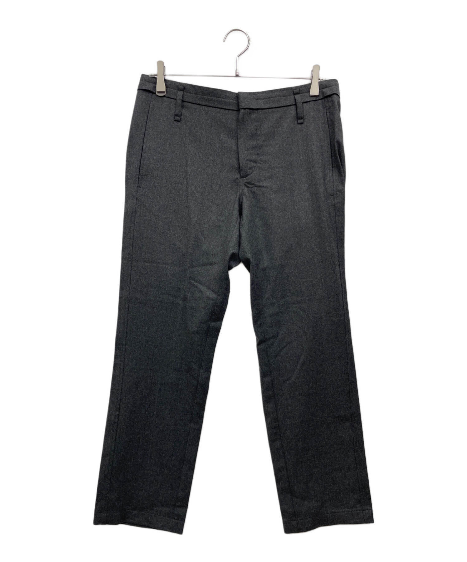 JIL SANDER ブラックウールストレートスラックス Jil Sander ストレートパンツ | ブラック | FARFETCH JP