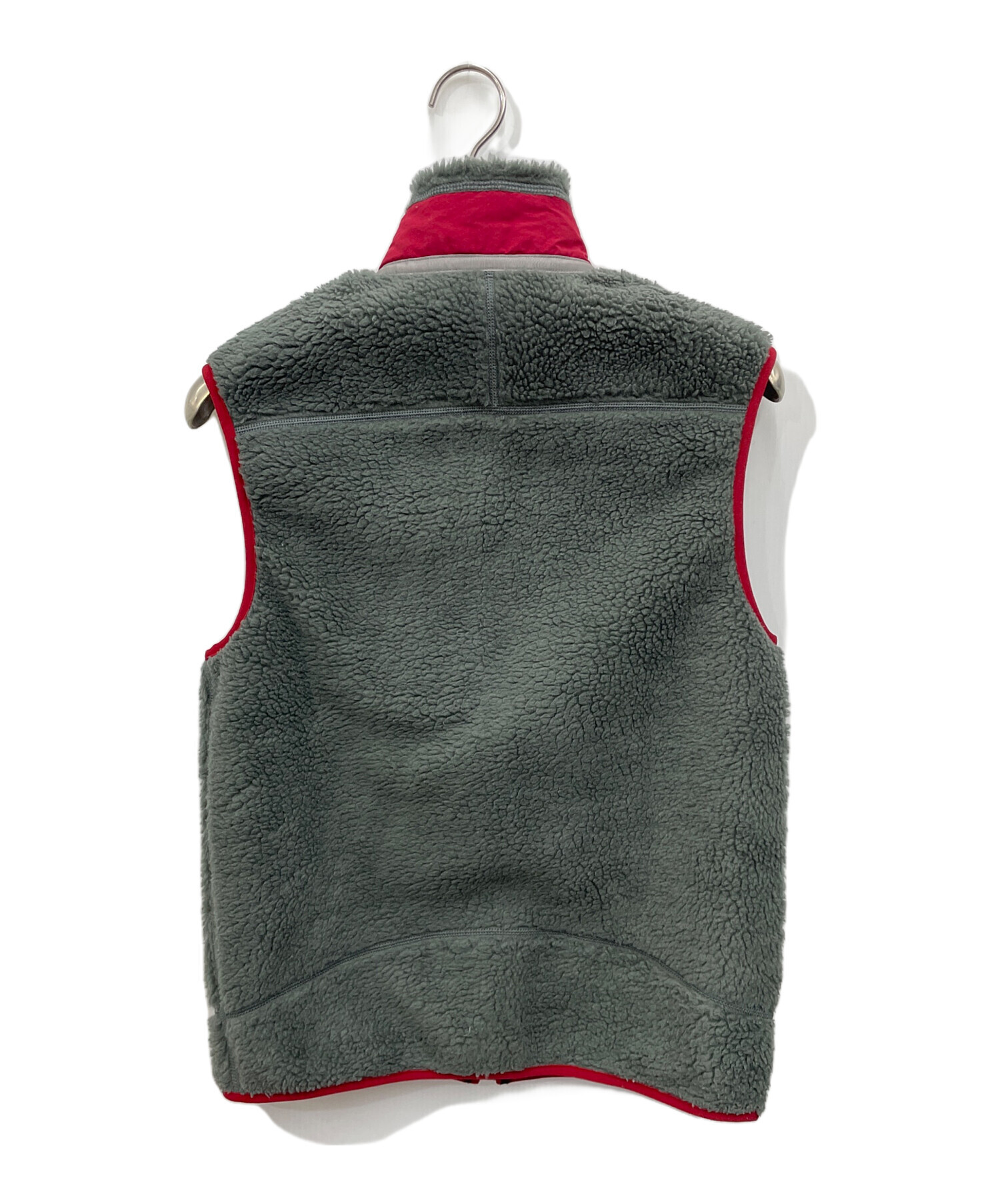 パタゴニア レトロX ベスト グレー×レッド FA16 希少カラー レア 中古・古着通販】Patagonia (パタゴニア) レトロXフリースベスト