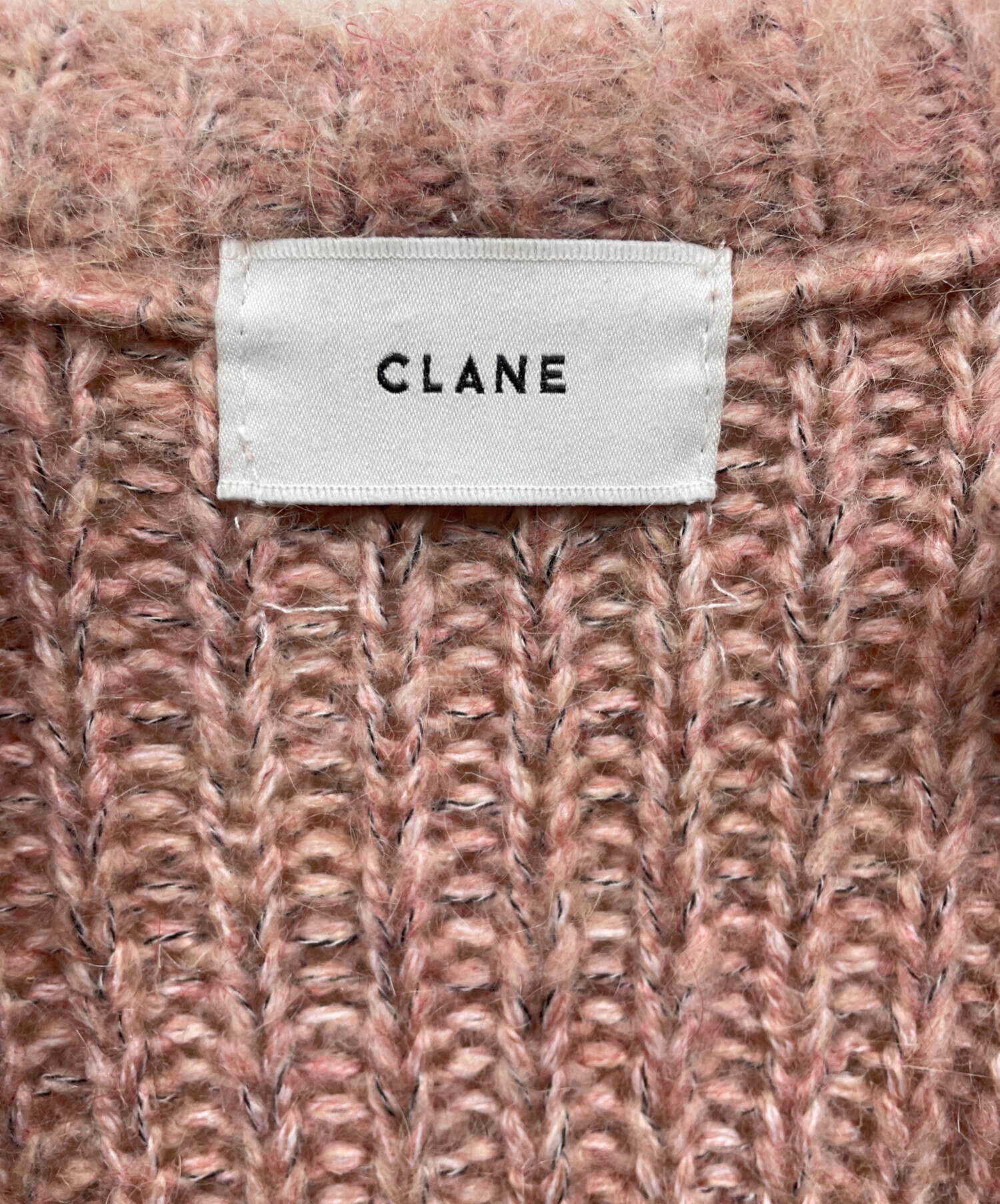 中古・古着通販】CLANE (クラネ) モヘアニットカーディガン レッド