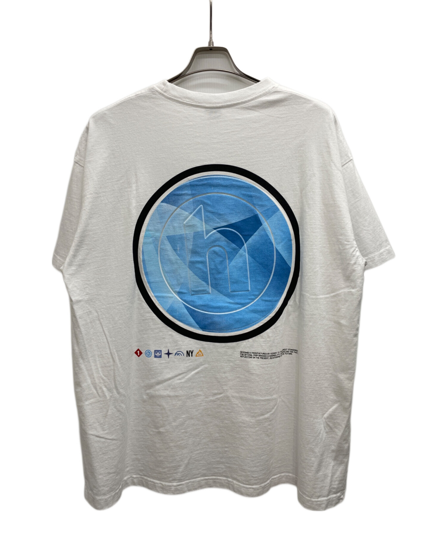 中古・古着通販】HIDDEN (ヒドゥン) Tシャツ ホワイト サイズ:XL 