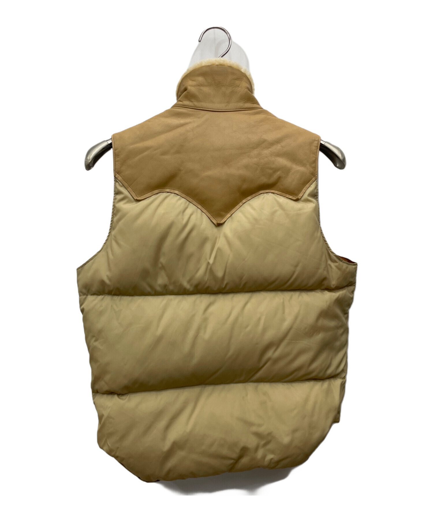 ロッキーマウンテンフェザーベッド ダウンベスト ベージュ 新品