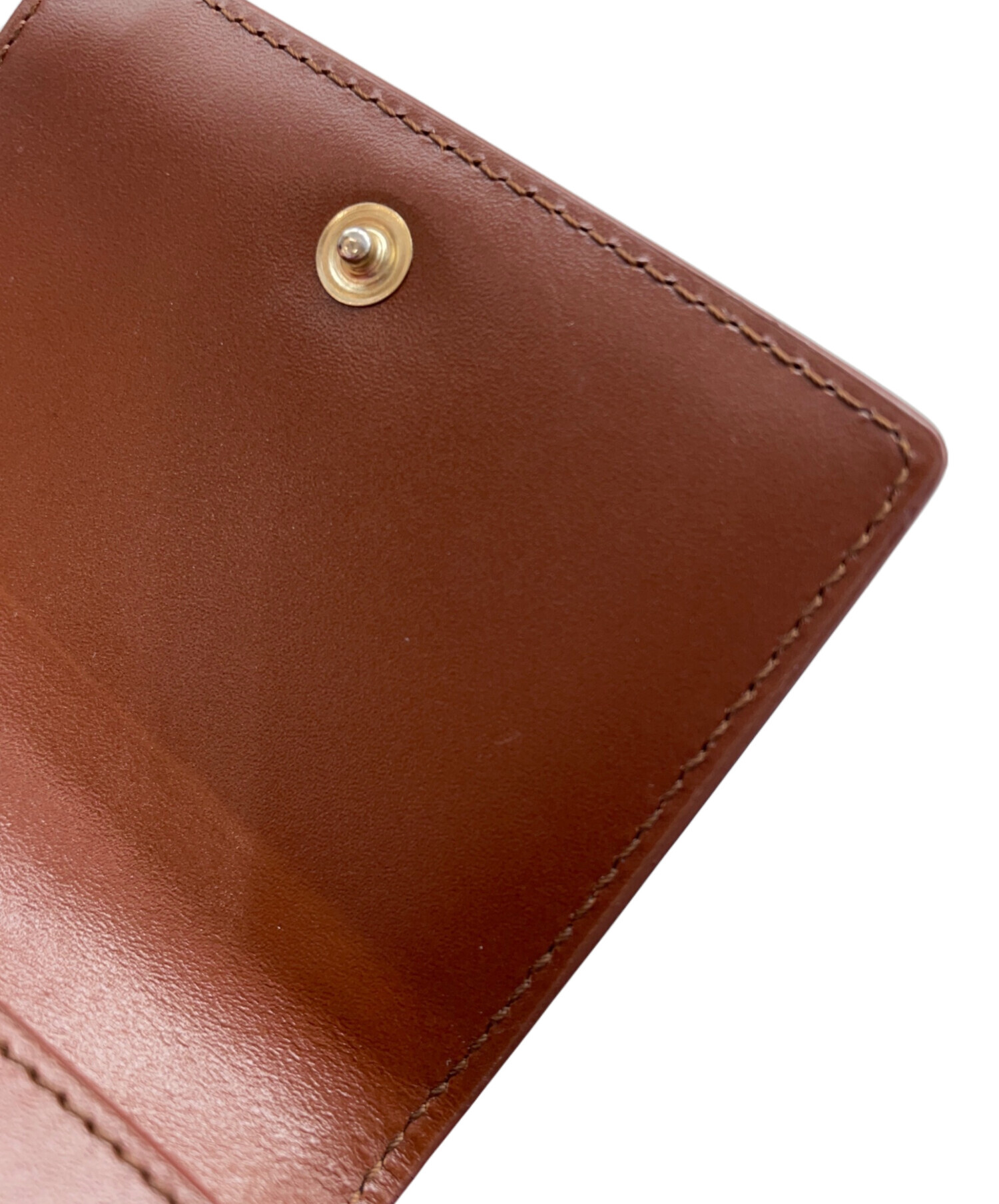 中古・古着通販】A.P.C. (アーペーセー) 3つ折り財布 ブラウン