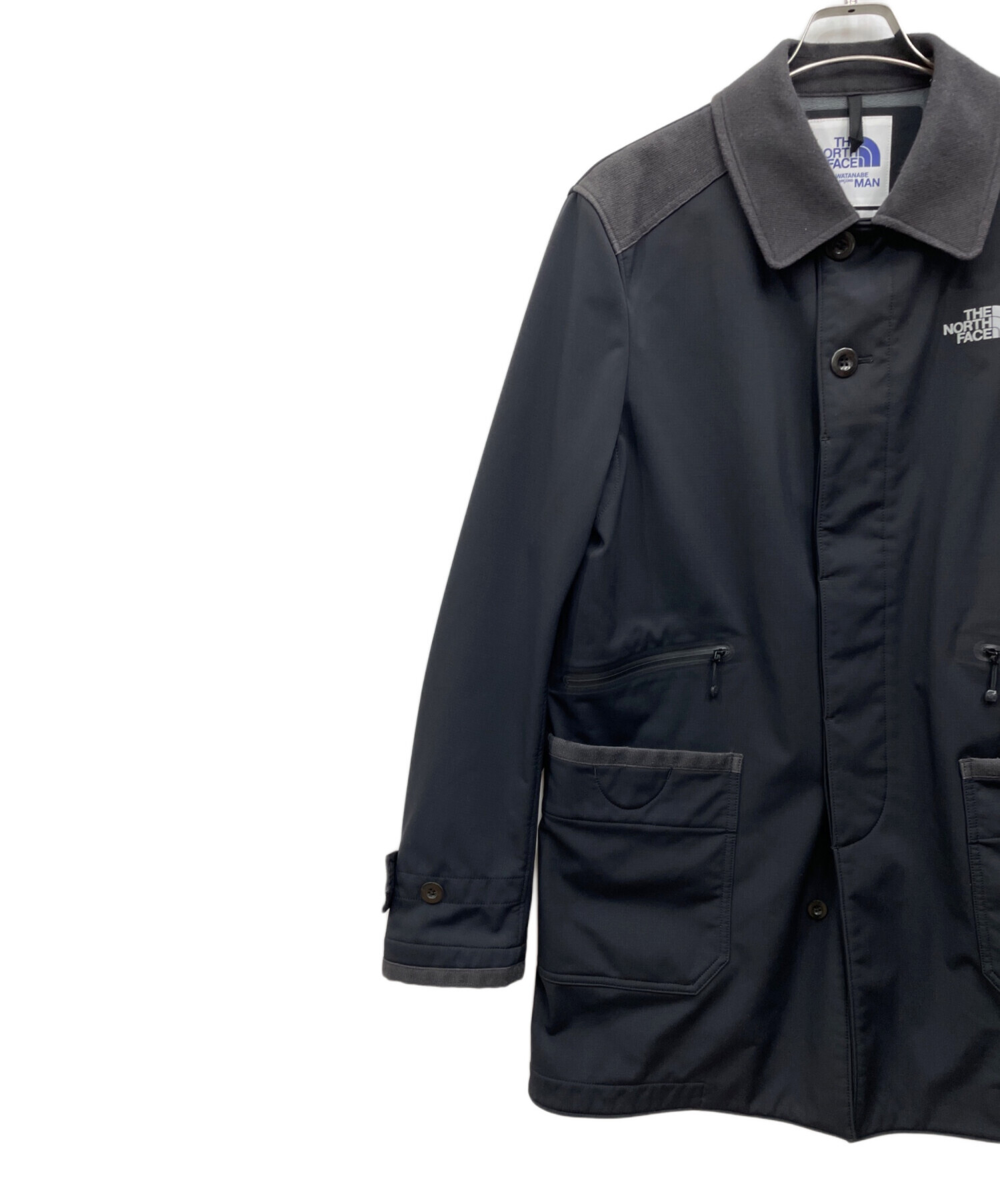 超美中古 The northface ステンカラーコート黒Large THE NORTH FACE（ザ ノースフェイス） ステンカラーコート L ブラック