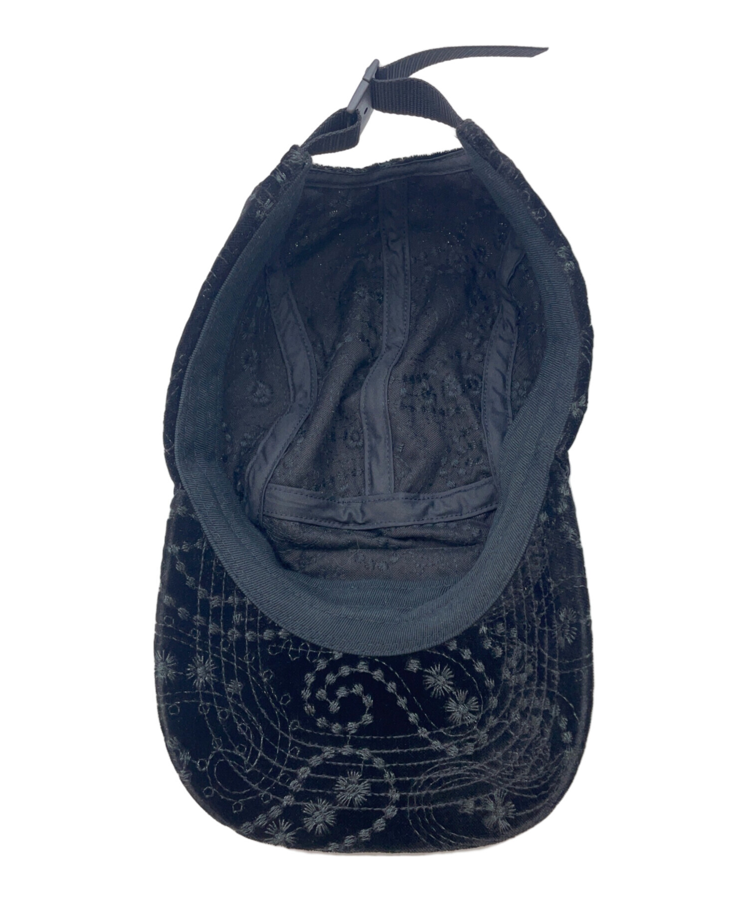 中古・古着通販】SUPREME (シュプリーム) キャップ ブラック｜ブランド