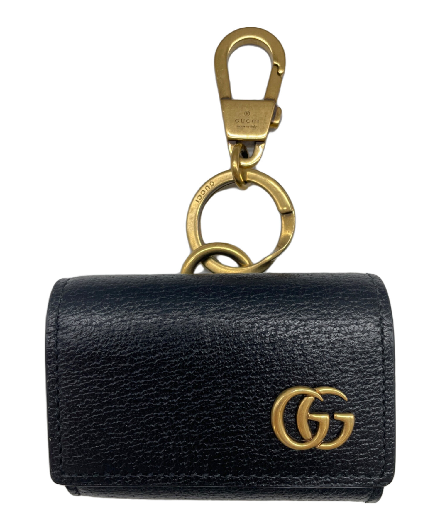 【正規品】 Gucci GGロゴ イヤホンケース 小型 中古・古着通販】GUCCI (グッチ) イヤホンケース ブラック｜ブランド