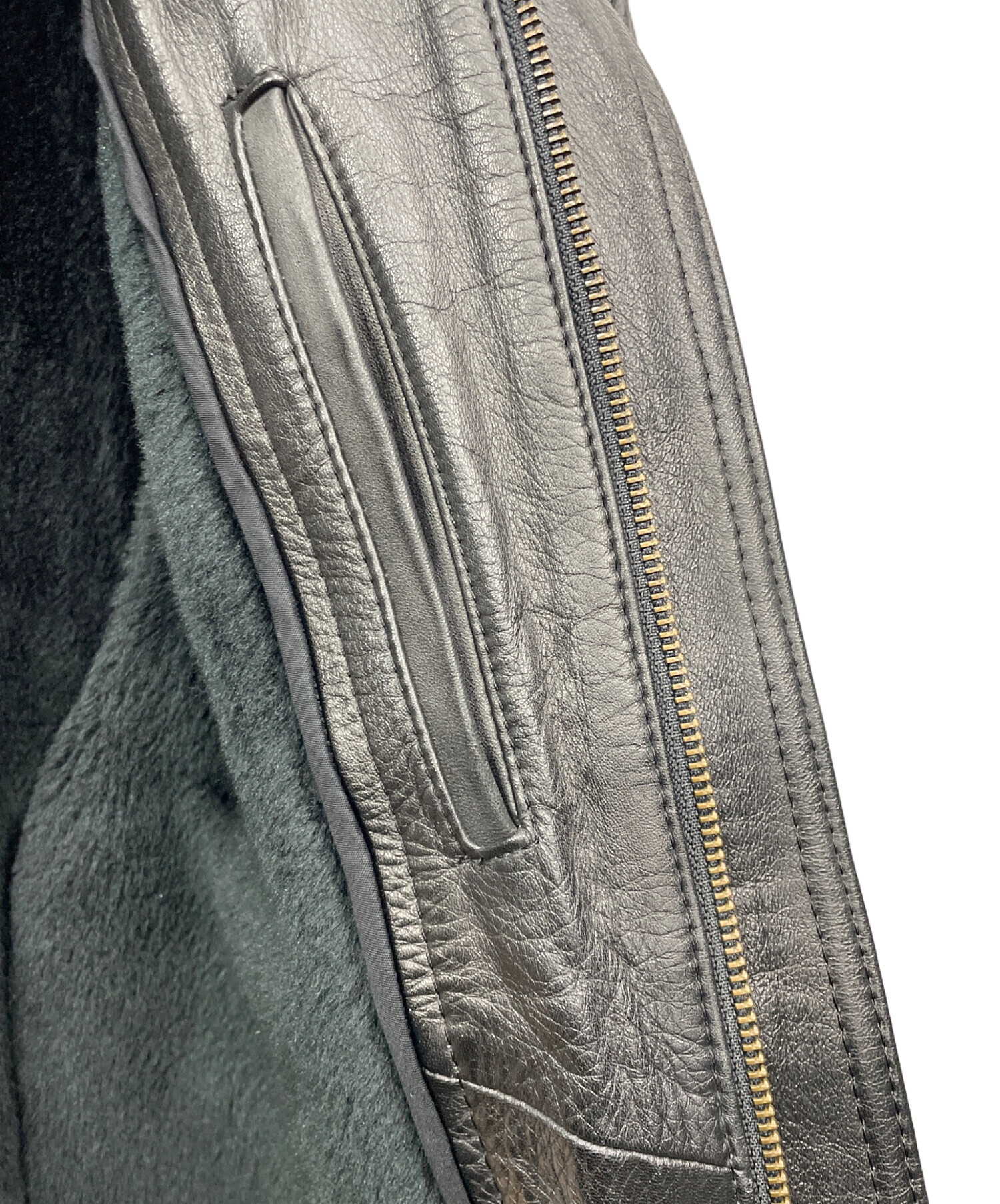 中古・古着通販】ART GLENHILL (アートグレンヒル) ライナー付レザー