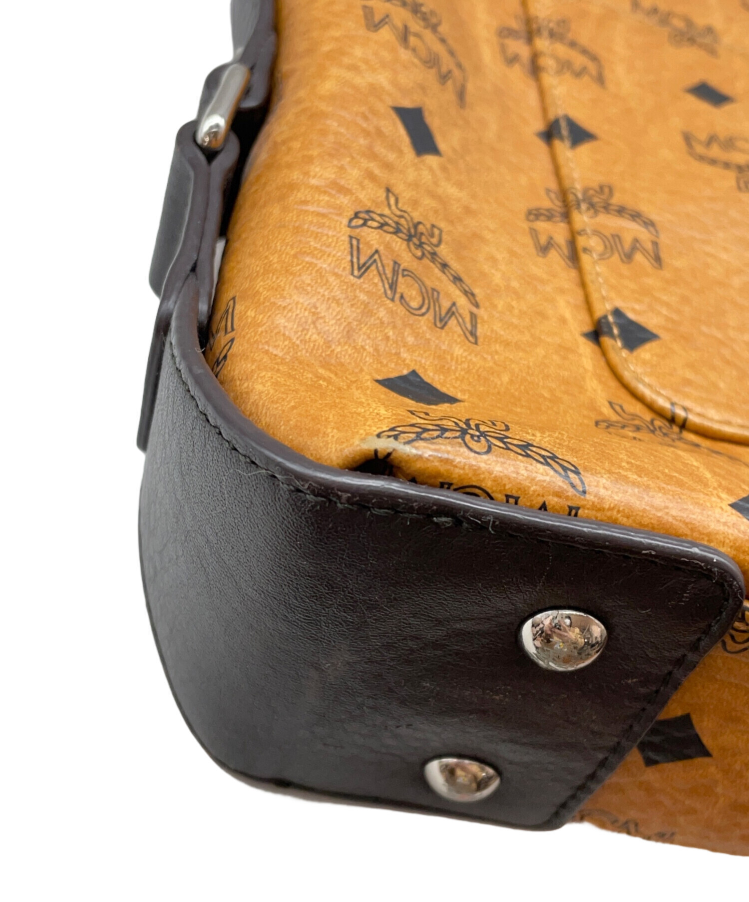 中古・古着通販】MCM (エムシーエム) ショルダーバッグ ブラウン 