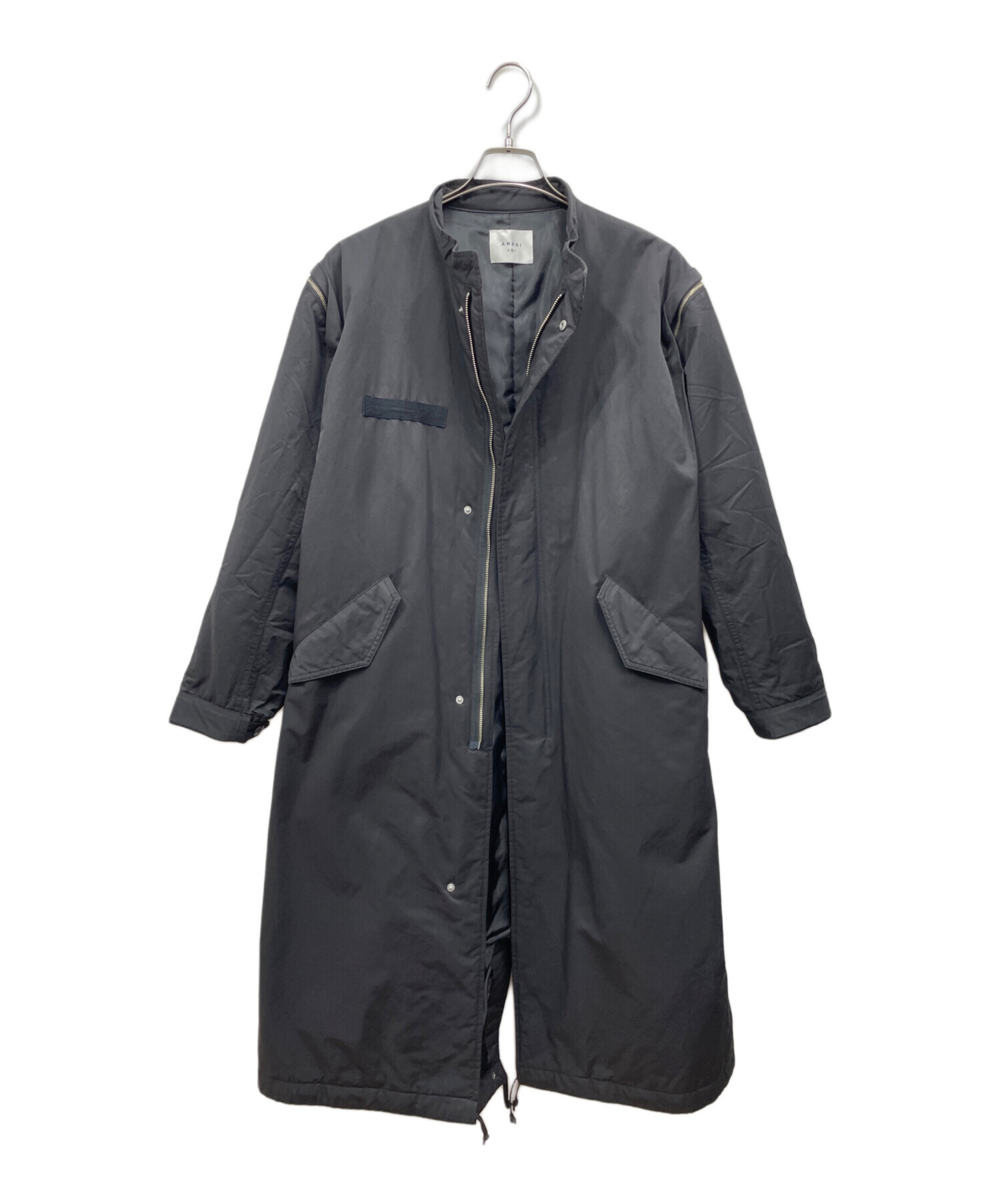 中古・古着通販】Ameri (アメリ) MANY WAY QUILT MODS COAT ブラック