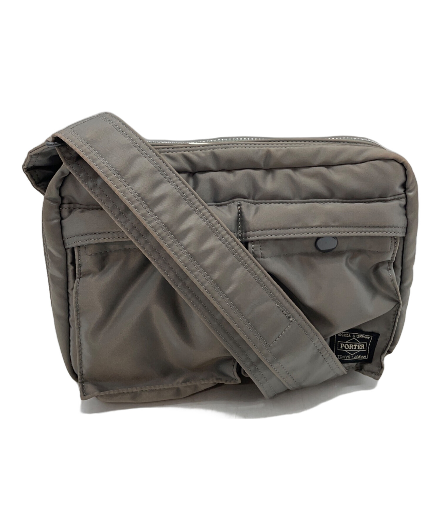 中古・古着通販】PORTER (ポーター) ショルダーバッグ グレー 