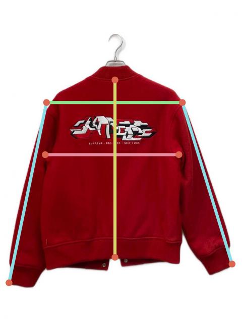 中古・古着通販】SUPREME (シュプリーム) Delta Logo Varsity Jacket