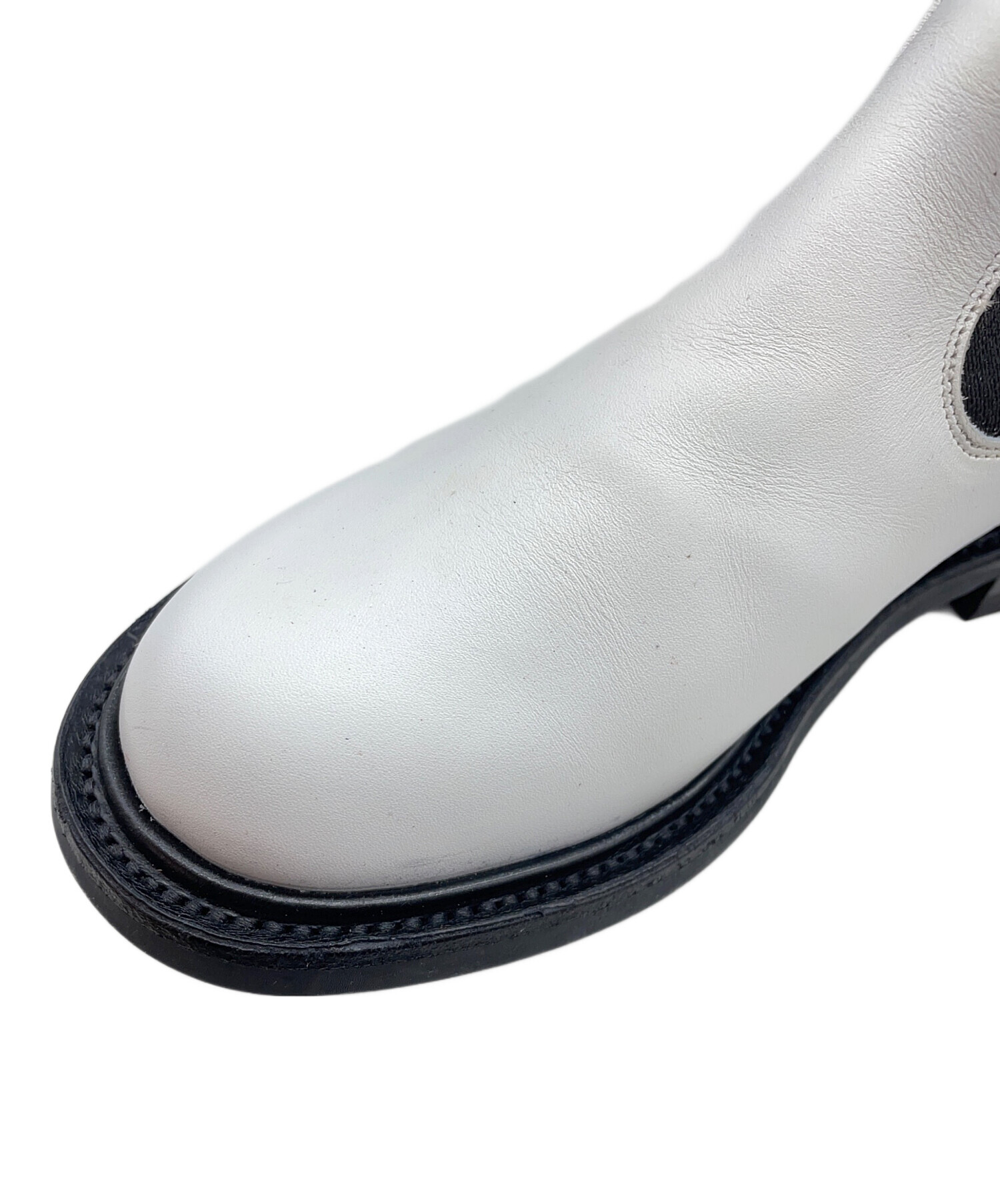 中古・古着通販】Tricker's (トリッカーズ) サイドゴアブーツ ホワイト