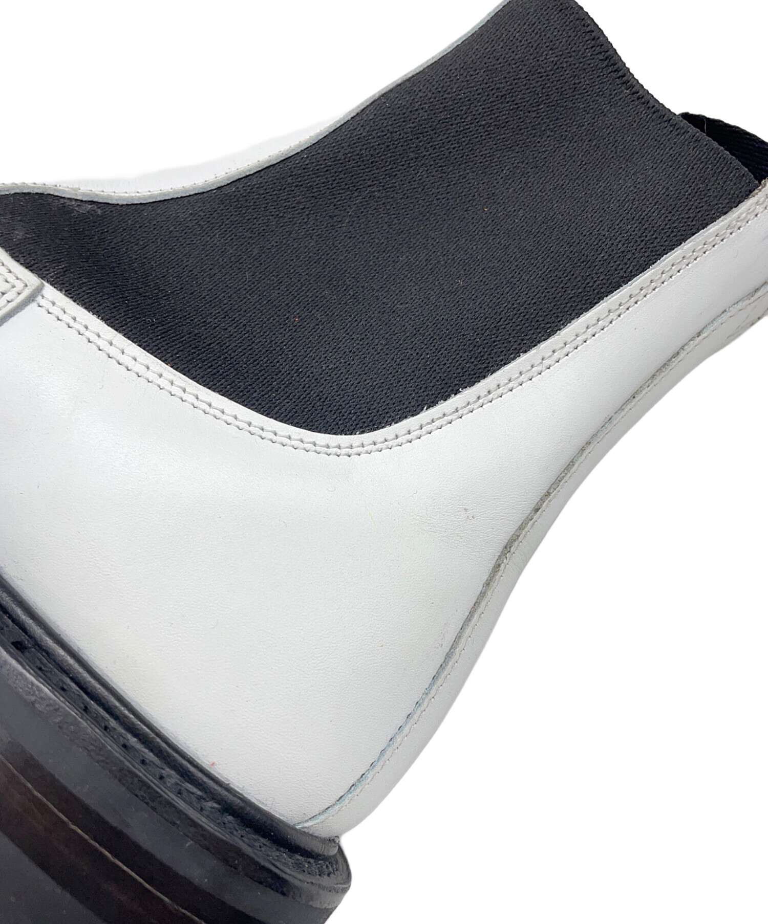 中古・古着通販】Tricker's (トリッカーズ) サイドゴアブーツ ホワイト