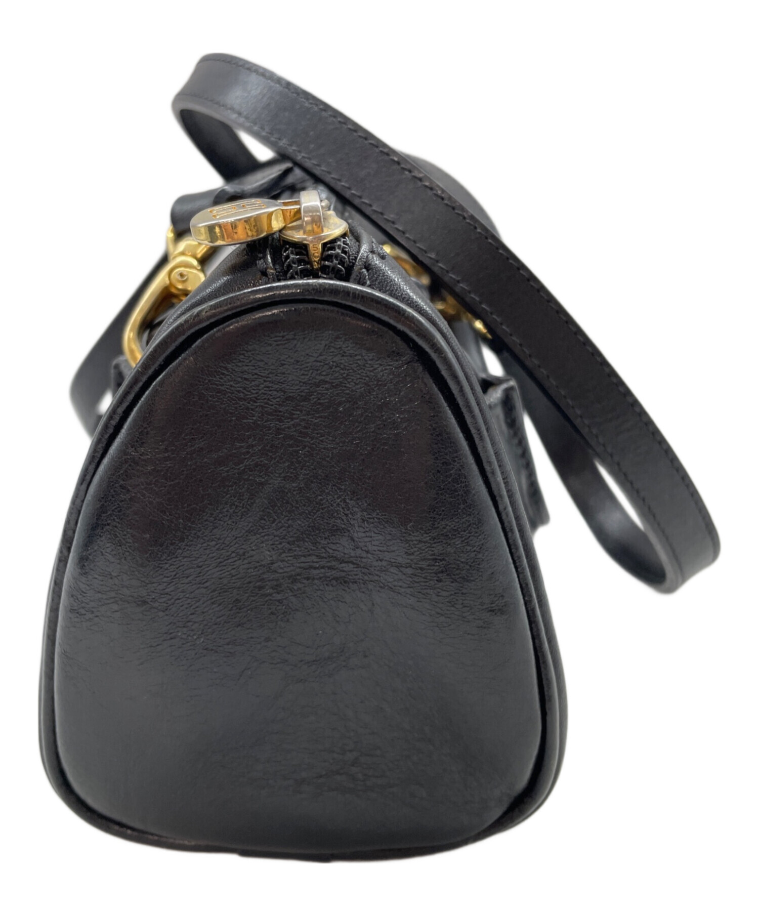 中古・古着通販】HIROFU (ヒロフ) ミニボストンバッグ ブラック