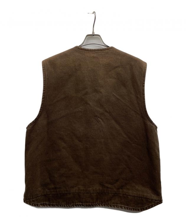 中古・古着通販】CarHartt (カーハート) ダックベスト ブラウン サイズ