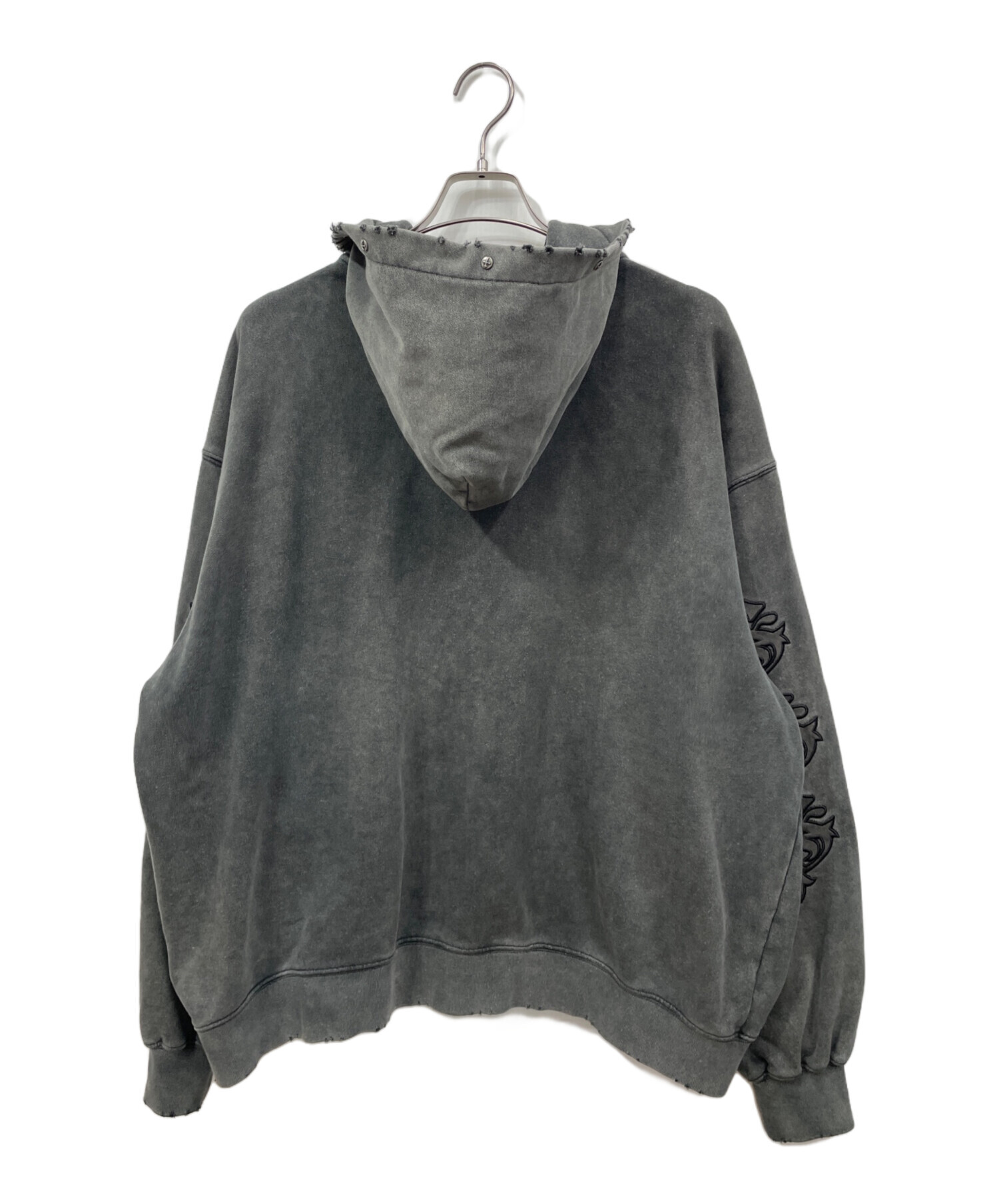 中古・古着通販】SUPPLIER (サプライヤー) ジップパーカー ブラック