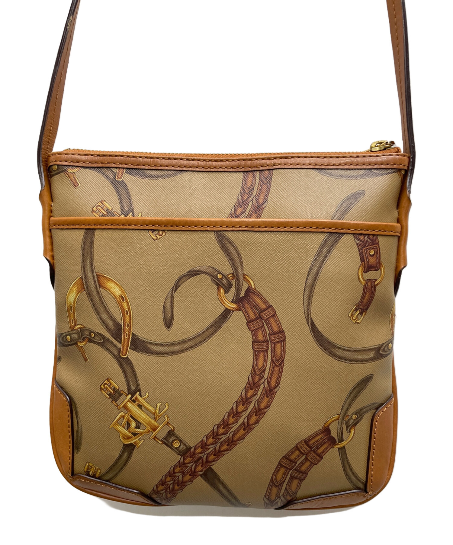 Ralph Lauren ベージュショルダーバッグ 中古・古着通販】RLL (ローレンラルフローレン) ショルダーバッグ