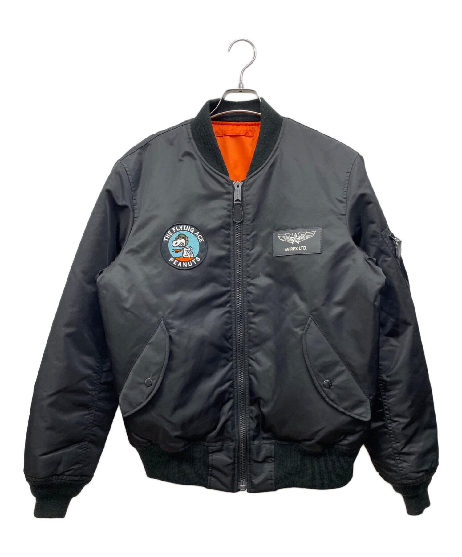 中古　アヴィレックスxピーナッツMA-1 \"フライングエース\" 楽天市場】《AVIREX * PEANUTS》MA-1 