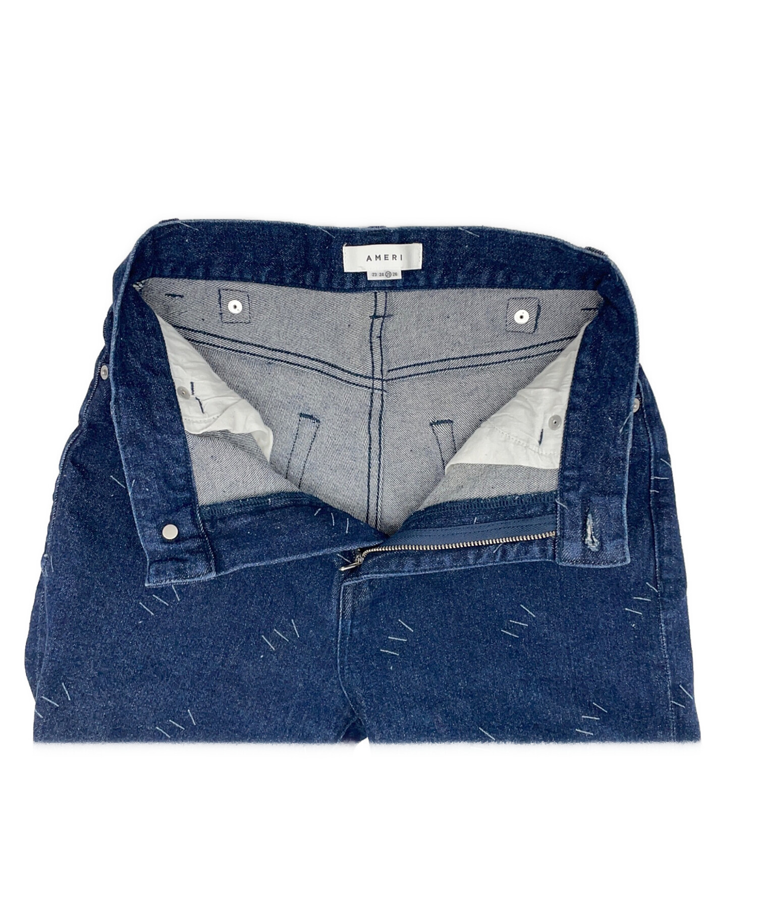 中古・古着通販】Ameri (アメリ) デニムパンツ インディゴ サイズ:25 中古・古着通販】Ameri (アメリ) デニムパンツ インディゴ サイズ:25