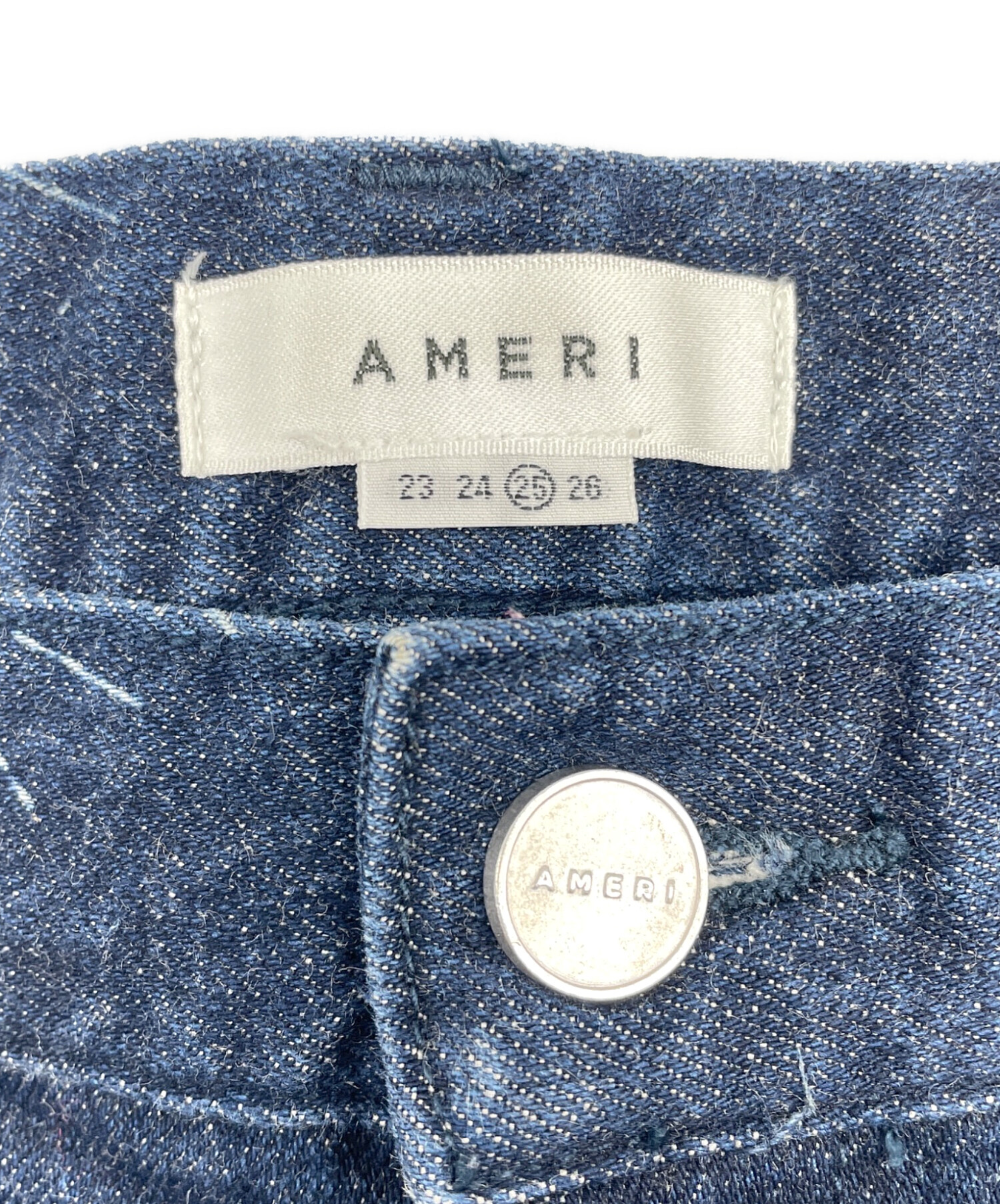 中古・古着通販】Ameri (アメリ) デニムパンツ インディゴ サイズ:25