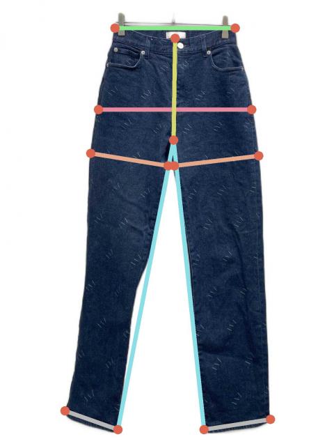 中古・古着通販】Ameri (アメリ) デニムパンツ インディゴ サイズ:25