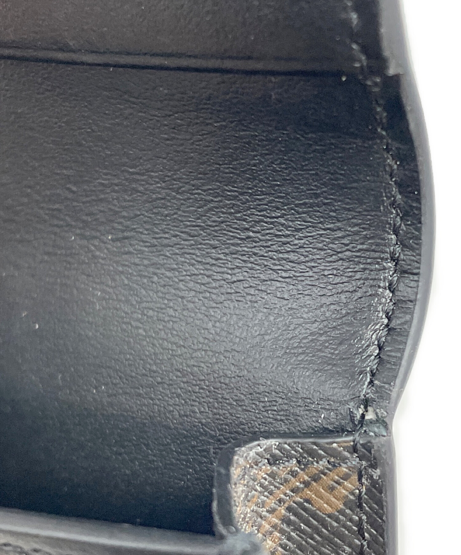 中古・古着通販】CELINE (セリーヌ) 名刺入れ ブラック×ブラウン