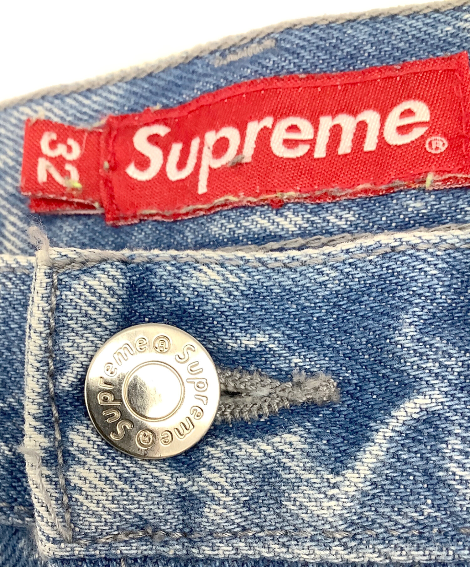 中古・古着通販】SUPREME (シュプリーム) デニムハーフパンツ
