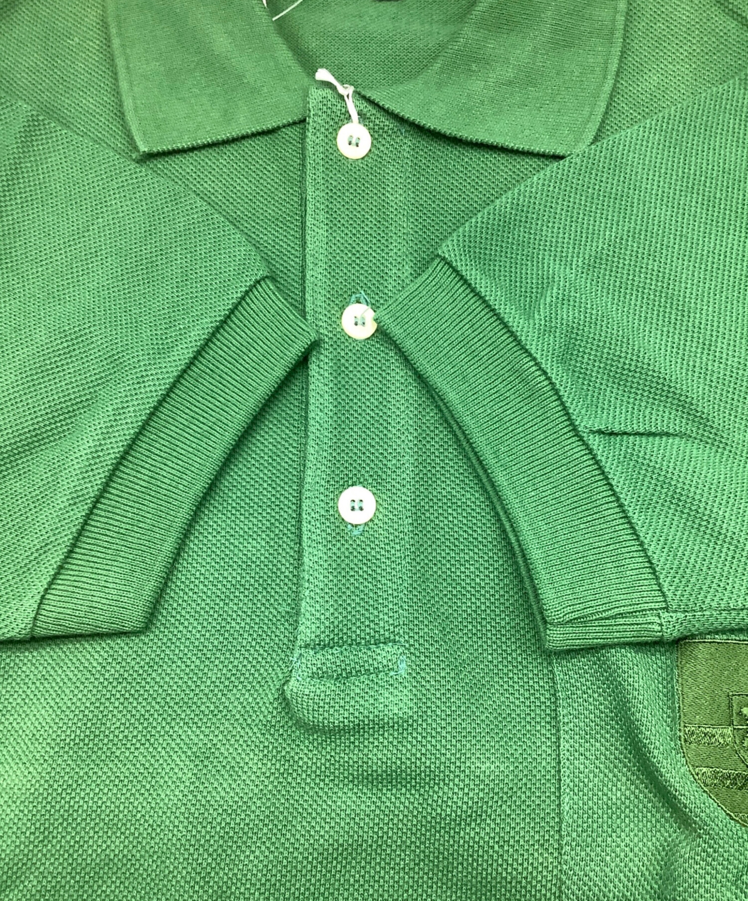 セリーヌ CELINE 鹿の子ポロ ポロシャツ オリーブグリーン カーキ 半袖 ショートスリーブ Tシャツ トップス セリーヌ CELINE 鹿の子ポロ ポロシャツ オリーブグリーン カーキ 半袖