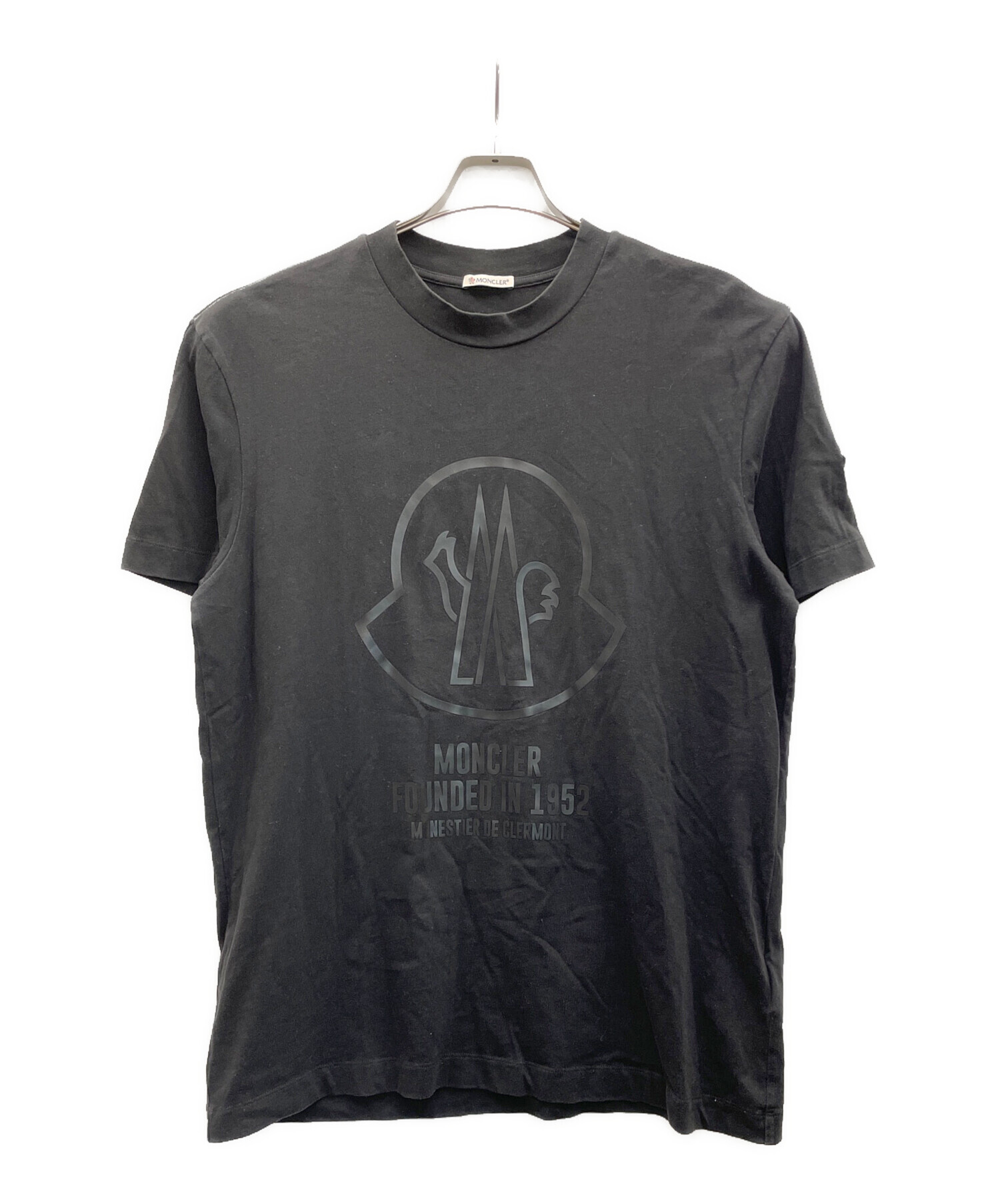 中古・古着通販】MONCLER (モンクレール) 半袖カットソー ブラック