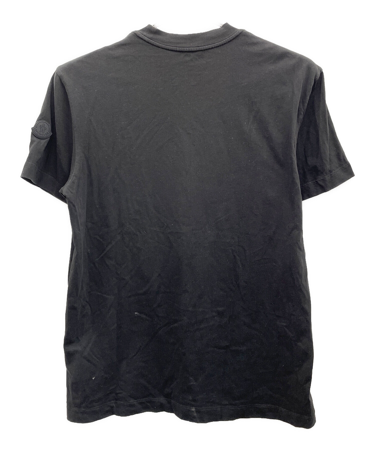 モンクレール ブラック 半袖トップス Sサイズ Tシャツ 半袖Tシャツ コットン ブラック モンクレール – RECLO