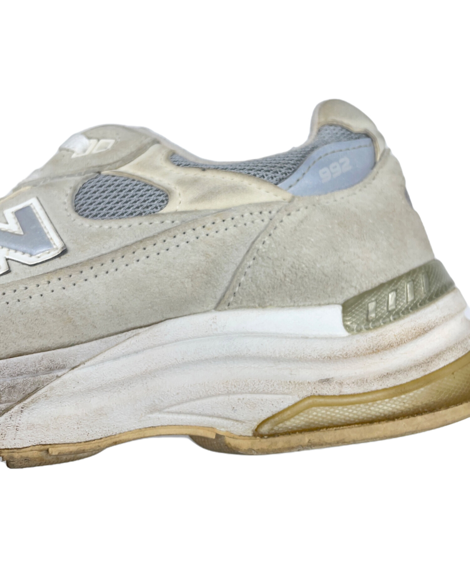 中古】ニューバランス NEW BALANCE 992 Grey M992GR スニーカー 26.5 