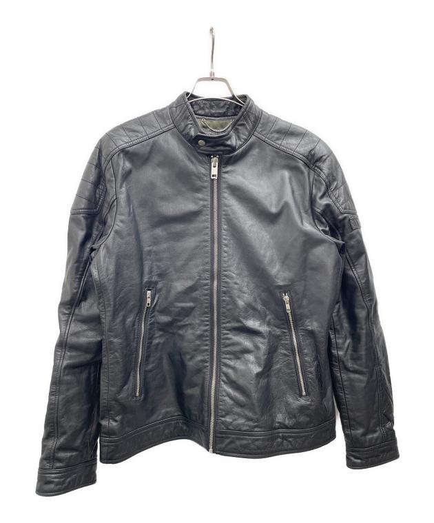 中古・古着通販】DIESEL (ディーゼル) レザージャケット ブラック
