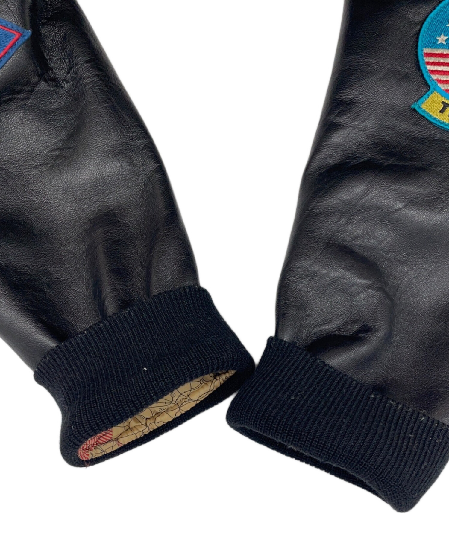 中古・古着通販】AVIREX (アヴィレックス) レザージャケット ブラック