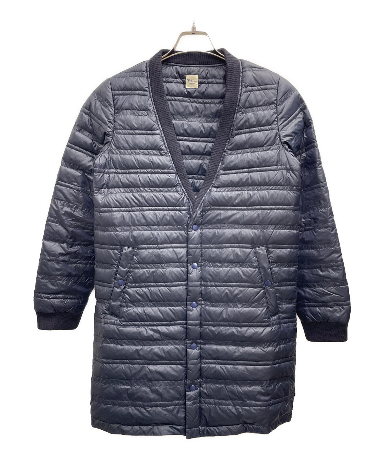 新品未使用 タグ付き ロンハーマン キルトダウンコート ロングコート ダウン 中古・古着通販】Ron Herman (ロンハーマン) ダウンコート ネイビー