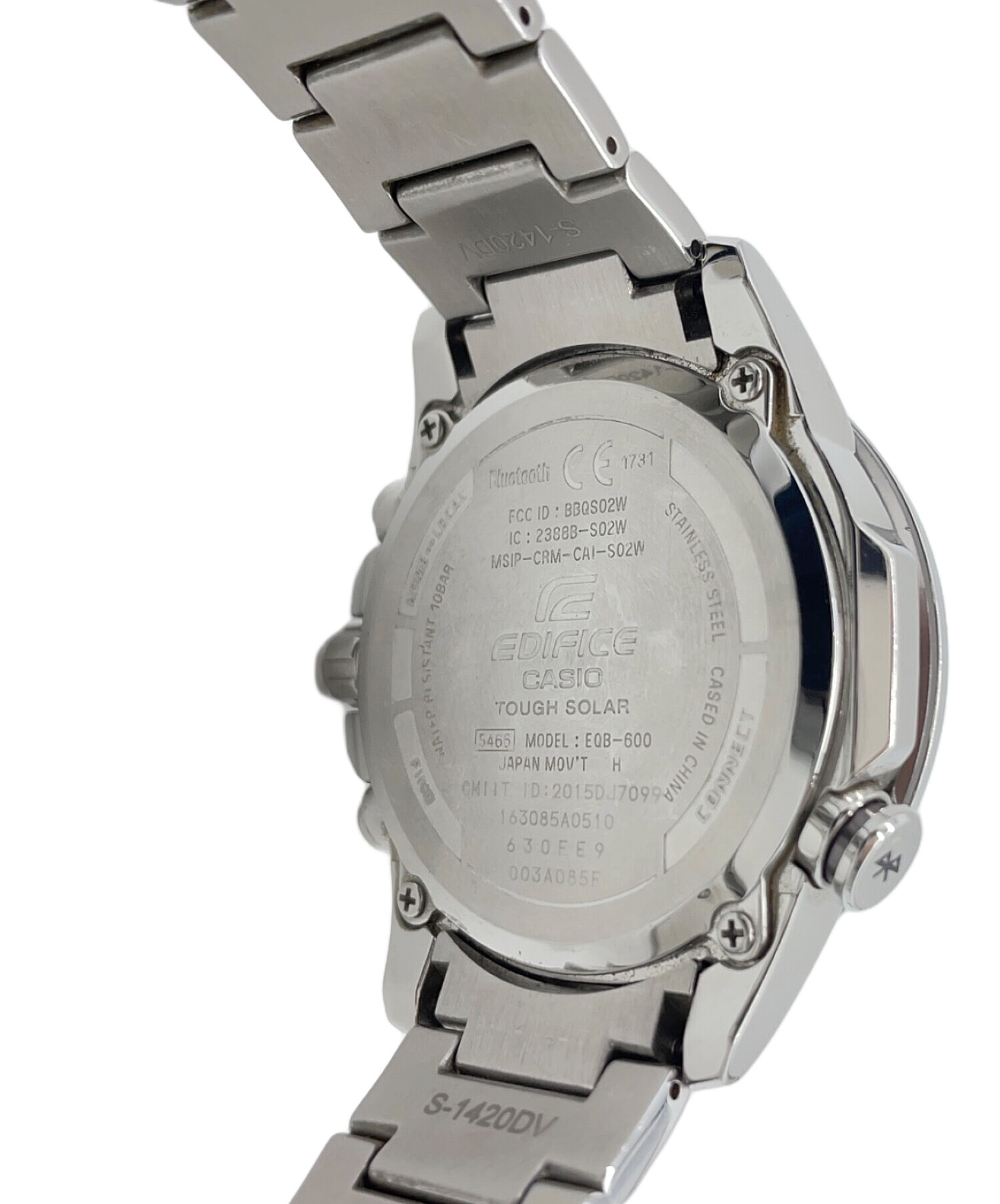 中古・古着通販】CASIO (カシオ) EQB-600D-1A2JF EDIFICE｜ブランド