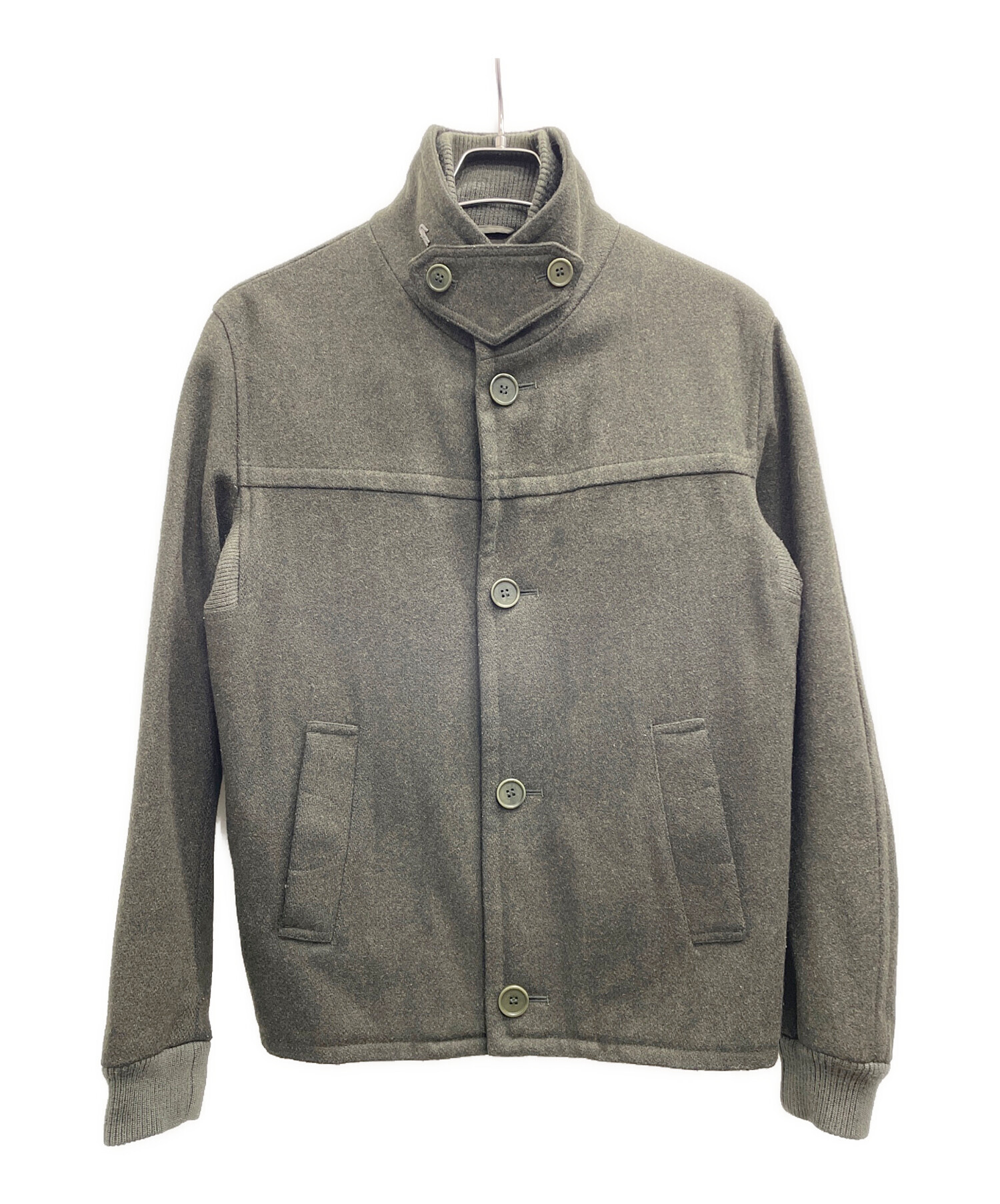 中古・古着通販】LACOSTE (ラコステ) ウールジャケット カーキ サイズ